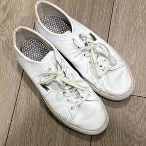 Lacoste Women's Classic White Sneakers 8.5